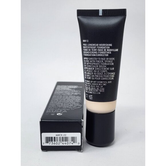 New MAC Pro Longwear Nourishing Waterproof Foundation NW13 - Picture 3 of 3
